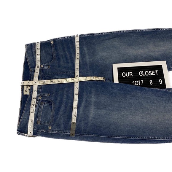 MADEWELL Stove piped Jeans, Raw hem, 27" Tall fit, 28" inseam. NWOT - Picture 6 of 7